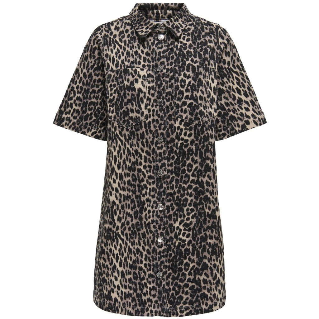 Only Dame Kjole Onlanlie - Black Leo