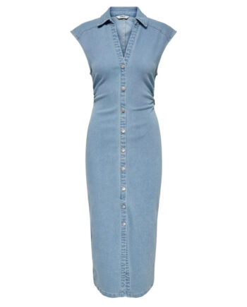 Only Dame Kjole Onlbabe - Light Blue Denim