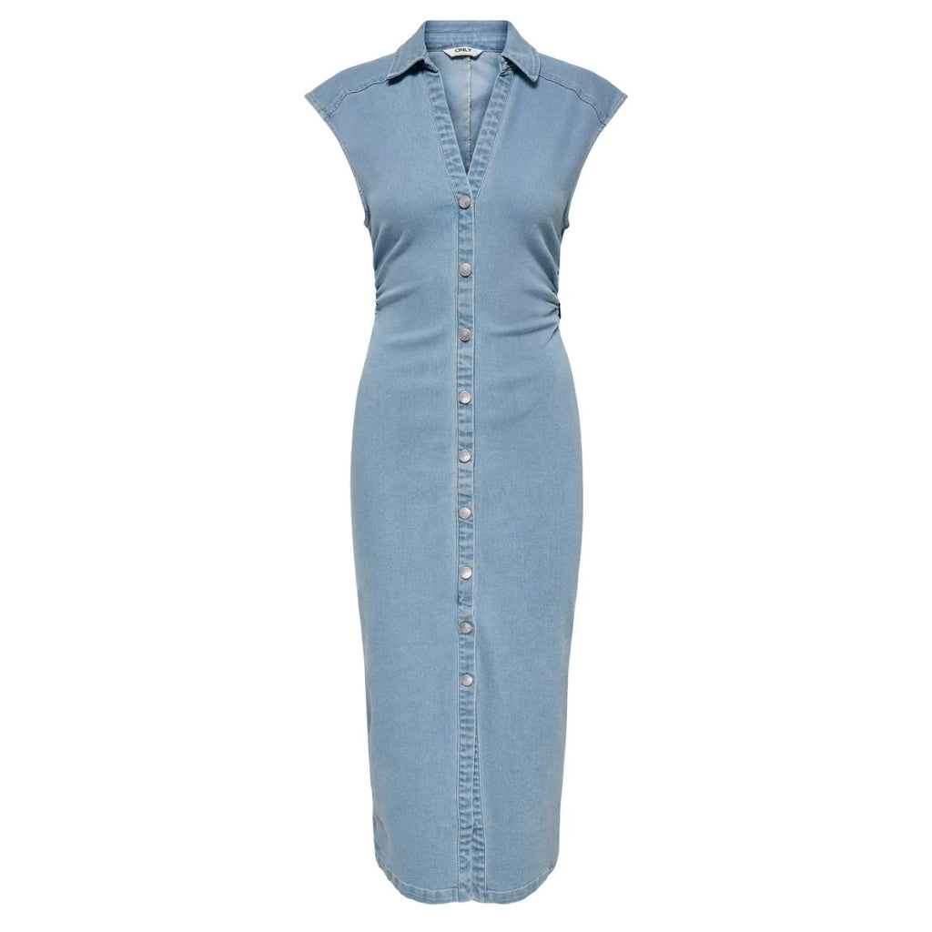 Only Dame Kjole Onlbabe - Light Blue Denim