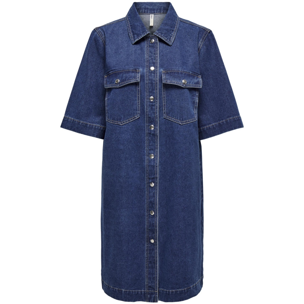 Only Dame Kjole Onlbelle - Dark Blue Denim