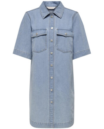 Only Dame Kjole Onlbelle - Light Blue Denim
