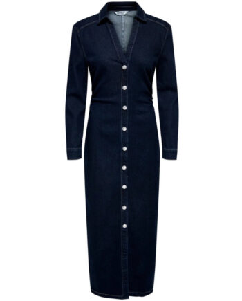 Only Dame Kjole Onlcaitlin - Dark Blue Denim