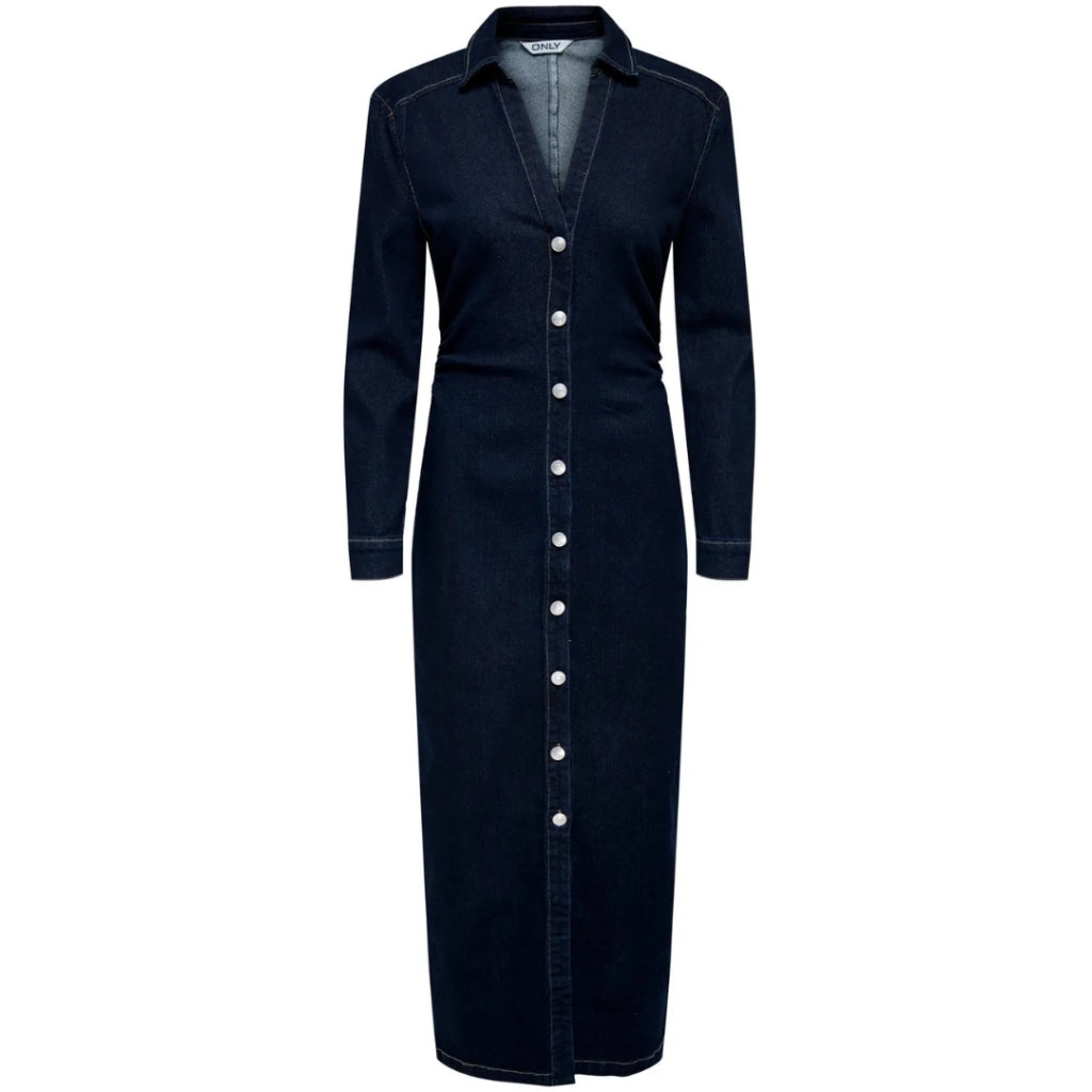 Only Dame Kjole Onlcaitlin - Dark Blue Denim