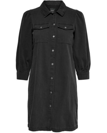 Only Dame Kjole Onlfelica - Washed Black