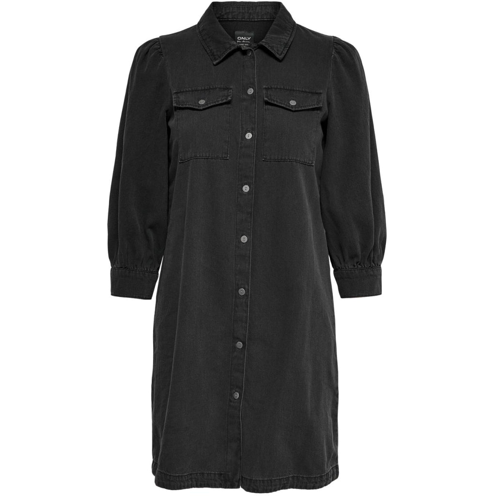 Only Dame Kjole Onlfelica - Washed Black