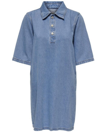 Only Dame Kjole Onlgry - Light Blue Denim