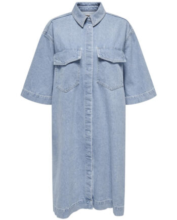 Only Dame Kjole Onlsophie - Light Blue Denim