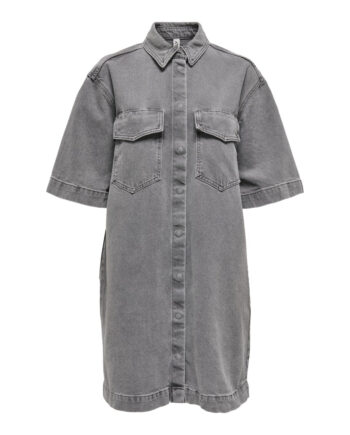 Only Dame Kjole Onlsophie - Medium Grey Denim