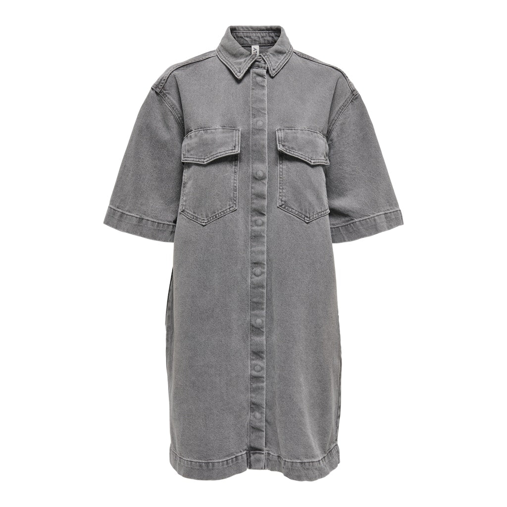 Only Dame Kjole Onlsophie - Medium Grey Denim