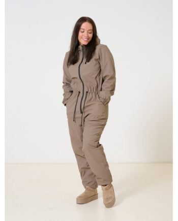 Only Dame Padded Rainsuit Onlphilippa - Walnut