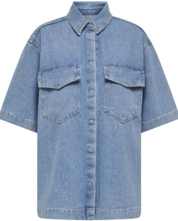 Only Dame Skjorte Onlsophie - Light Blue Denim