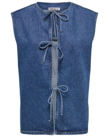 Only Dame Vest Onldorse - Medium Blue Denim