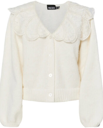 Pieces Dame Cardigan Pcabby - Cloud Dancer