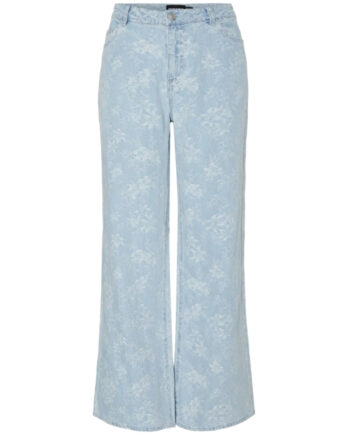 Pieces Dame Jeans Pcfeline - Light Blue Denim
