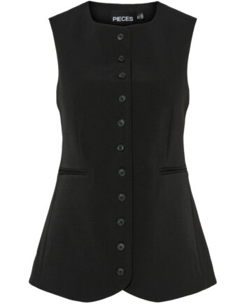 Pieces Dame Vest Pckamil - Black
