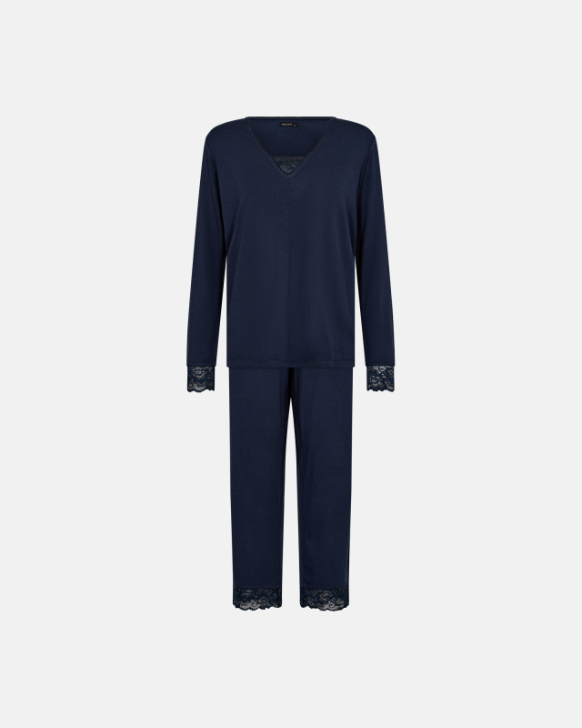 Pyjamas Sæt M. Blonde | Bambusviskose | Navy