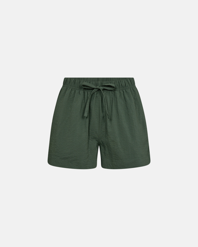 Pyjamasshorts "seersucker" | Bambusviskose | Grøn