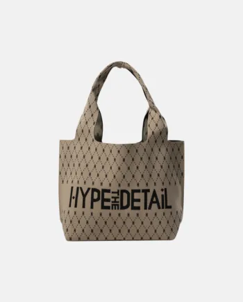 Skuldertaske "logo"  | 100% Polyester | Sand