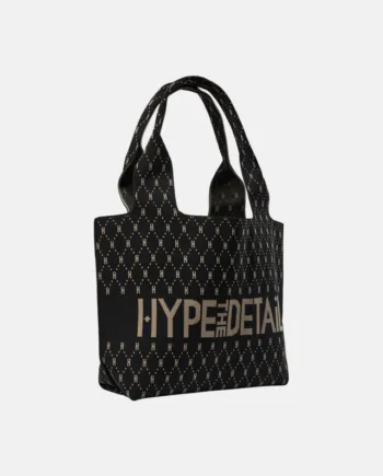 Skuldertaske "logo"  | 100% Polyester | Sort