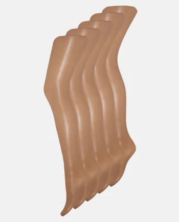 Strømpebukser "silk Look" 5-pak | 20 Denier | Karamel