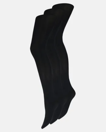 Strømpebukser "silk Look" 3-pak | 80 Denier | Sort
