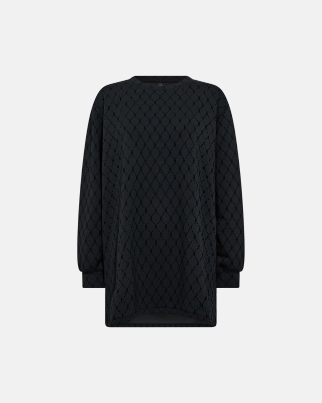 Sweatshirt "oversize" | Sort Flockprint