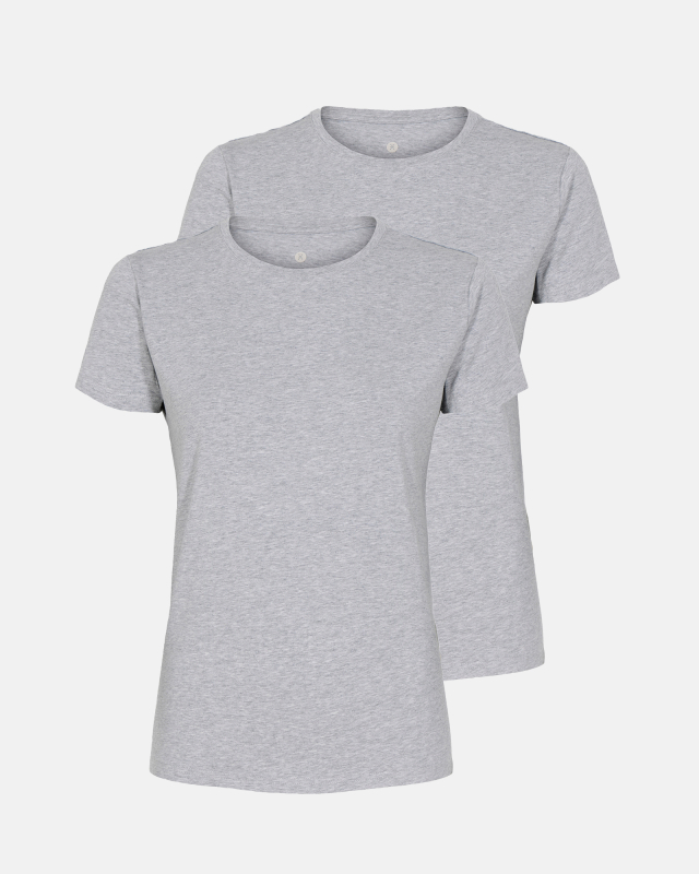 T-shirt 2-pak | Bambusviskose | Grå