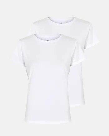 T-shirt 2-pak | Bambusviskose | Hvid