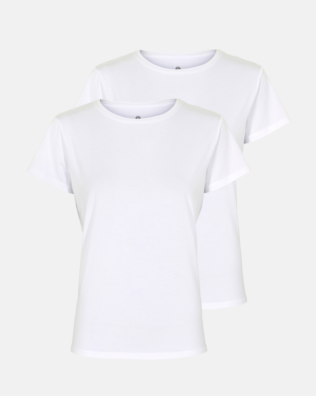T-shirt 2-pak | Bambusviskose | Hvid