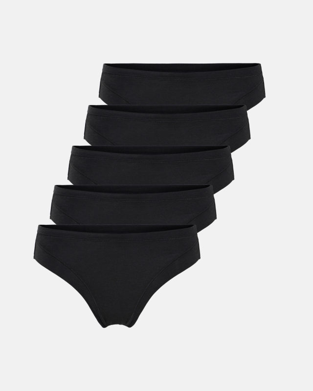 Tai Brief 5-pak | Gots Bomuld | Sort