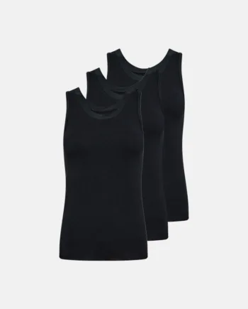 Tanktop 3-pak | økologisk Bambusviskose | Sort