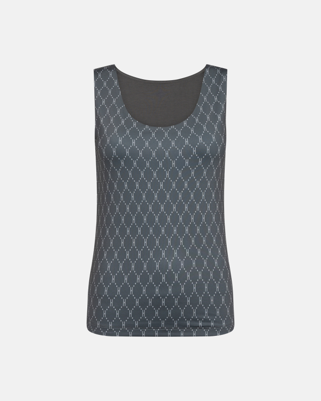 Top "logo" | Polyester | Grå