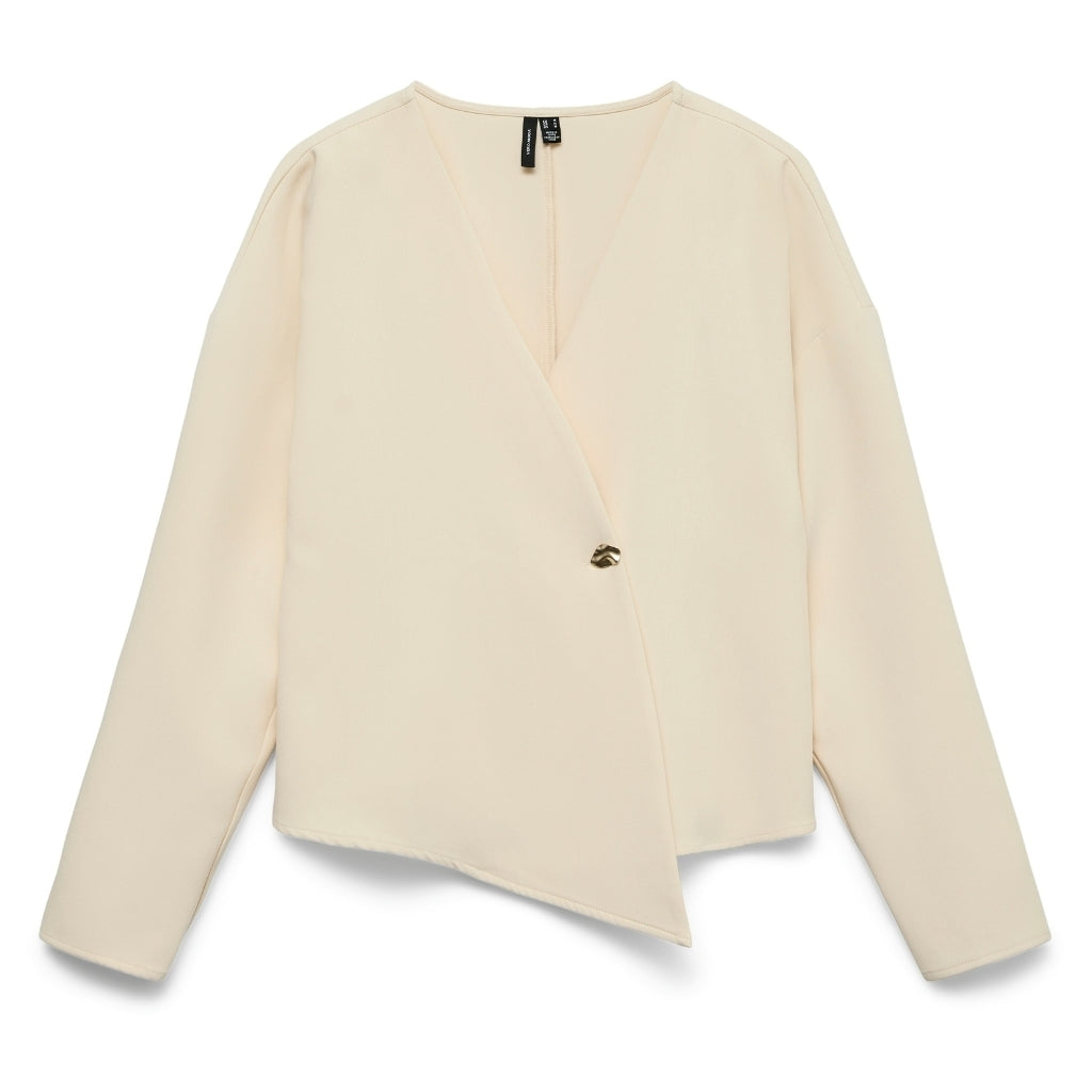 Vero Moda Dame Bluse Vmsonja - Sandshell