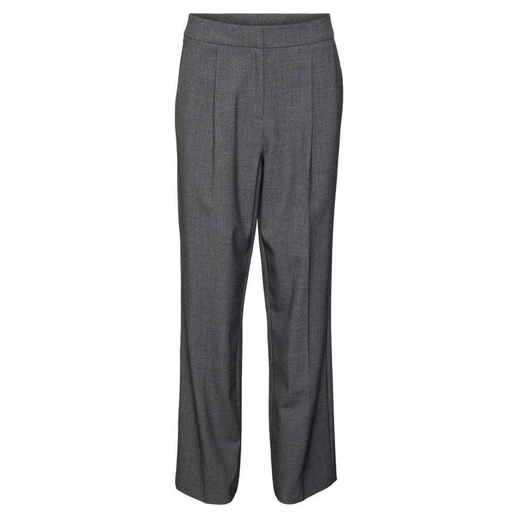 Vero Moda Dame Bukser Vmokava - Dark Grey Melange