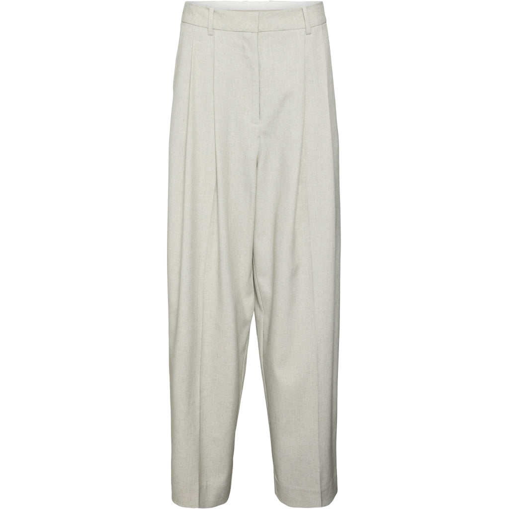 Vero Moda Dame Bukser Vmomari - Light Grey Melange