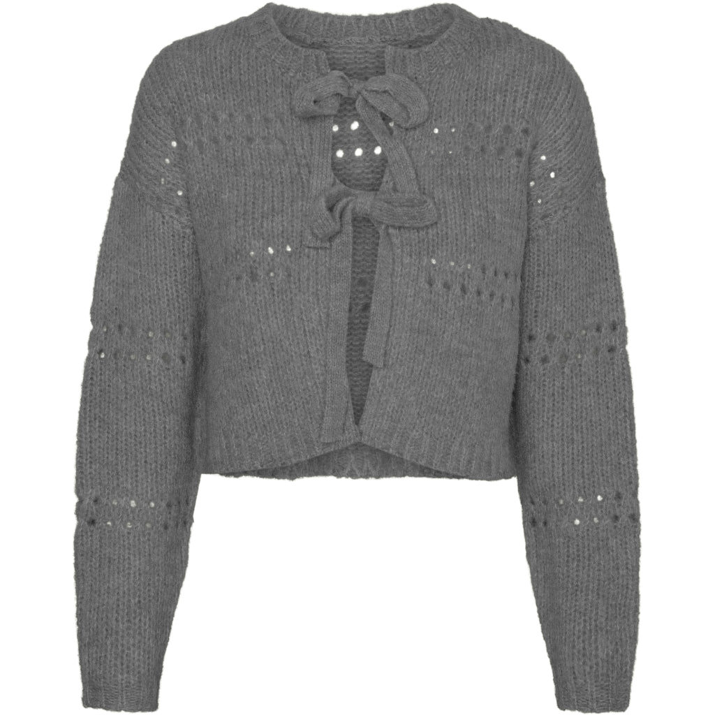 Vero Moda Dame Cardigan Vmadelina - Medium Grey Melange