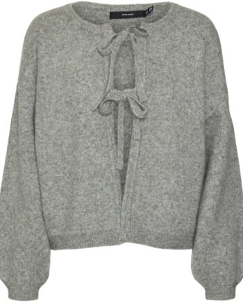 Vero Moda Dame Cardigan Vmbow - Medium Grey Melange
