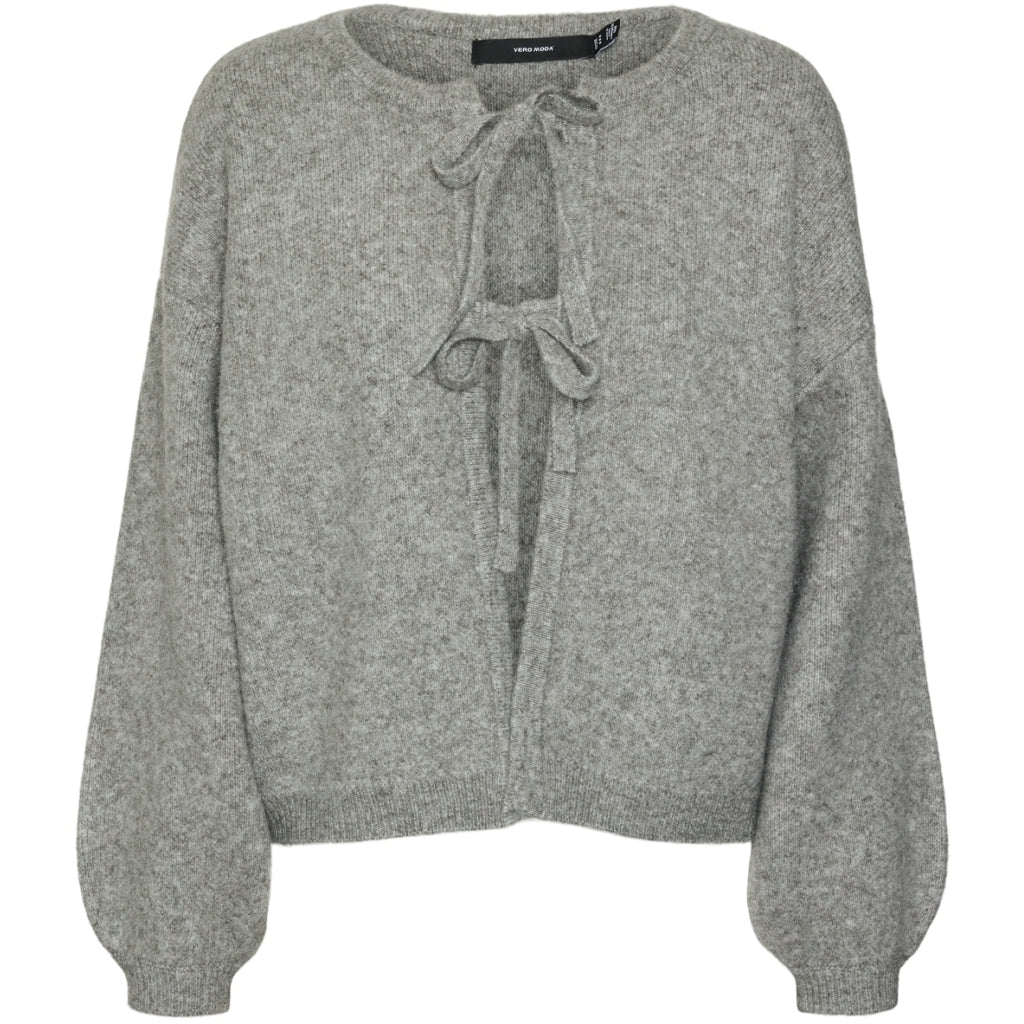 Vero Moda Dame Cardigan Vmbow - Medium Grey Melange