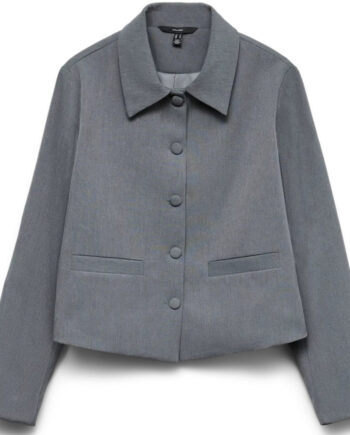 Vero Moda Dame Jakke Vmronja - Dark Grey Melange