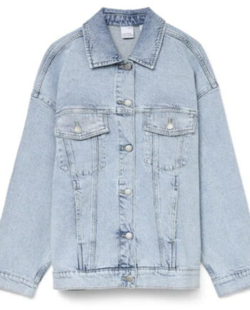 Vero Moda Dame Jakke Vmtessa - Light Blue Denim Detail Ra339