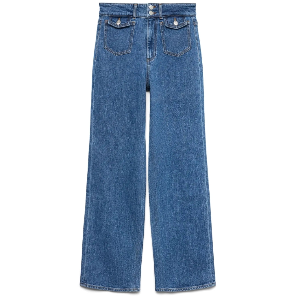 Vero Moda Dame Jeans Vmtessa - Medium Blue Denim
