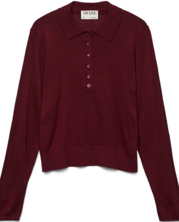 Vero Moda Dame Polo Awsikita - Zinfandel