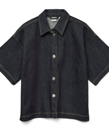 Vero Moda Dame Skjorte Vmtessa - Dark Blue Denim