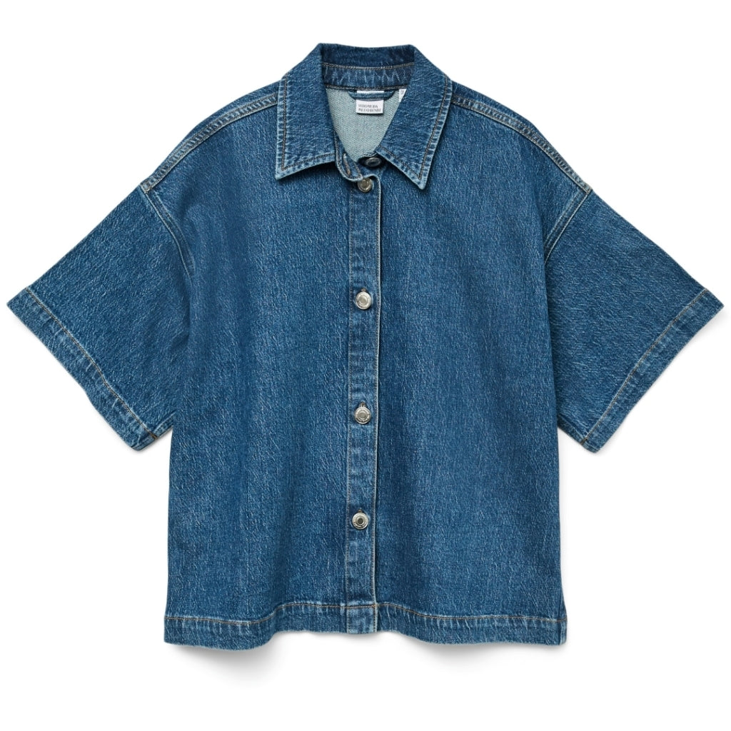 Vero Moda Dame Skjorte Vmtessa - Medium Blue Denim