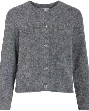 Vila Dame Cardigan Vicheena - Medium Grey Melange