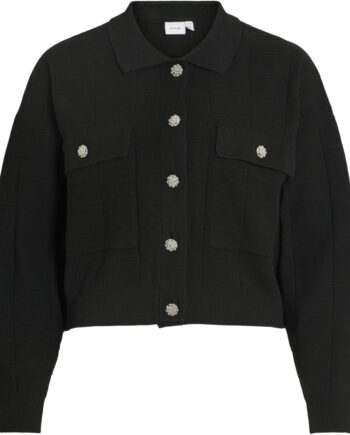 Vila Dame Cardigan Vijulisa - Black Beauty