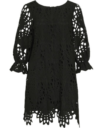 Vila Dame Kjole Vikabela - Black