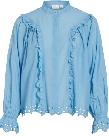 Vila Dame Skjorte Vianglassi - Blissful Blue