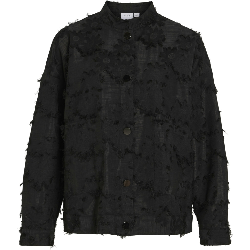 Vila Dame Skjorte Viseia - Black