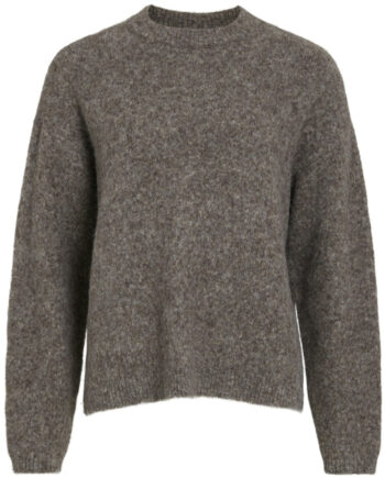 Vila Dame Strik Vijada - Taupe Gray Melange
